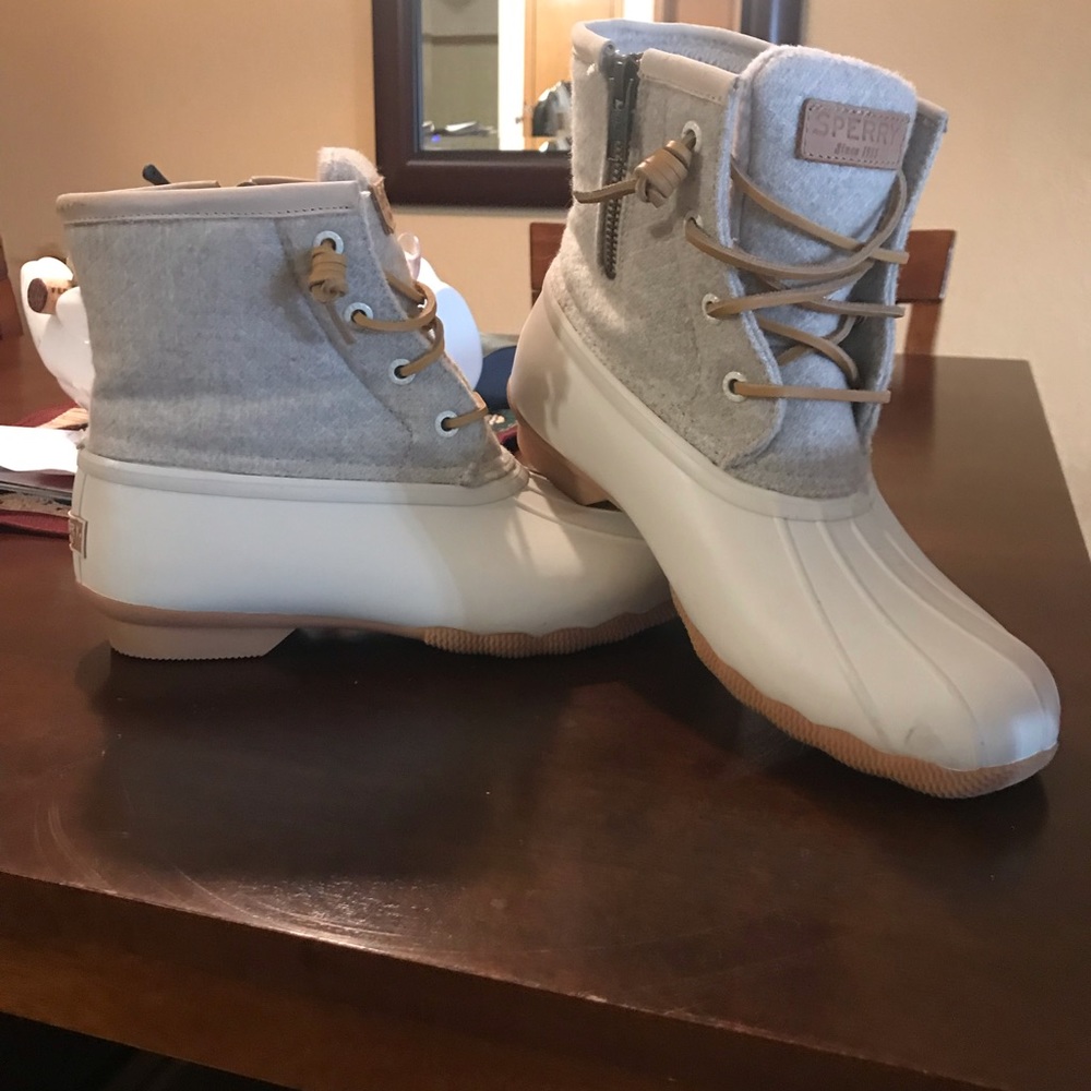 Sperry Saltwater Wool Embossed Duck Boot